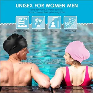Swimming Cap, Adult's & Kid's 100% Waterproof