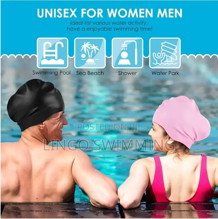 Swimming Cap, Adult's & Kid's 100% Waterproof