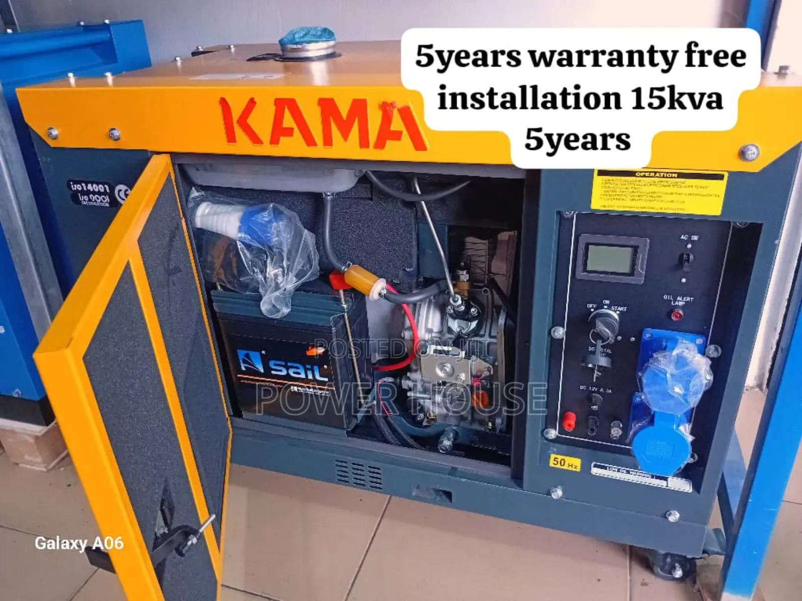 Ultimate Ignite 16500watts 15kva Kama Diesel Generator 15kva