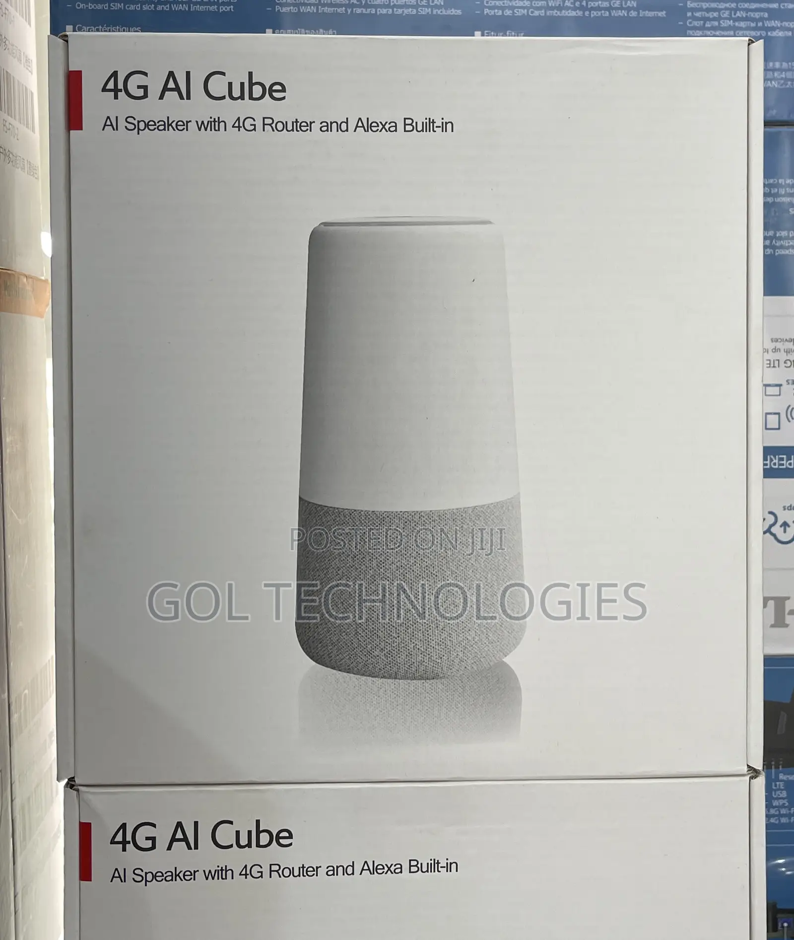 4g Universal Router With Ai Speaker Alexa Inbuilt Ai Cube