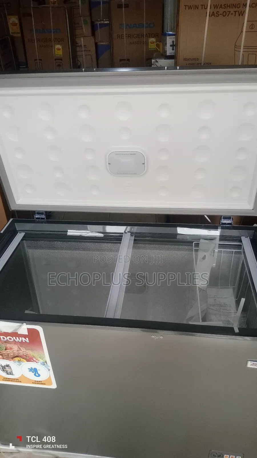 Zara Chest Freezer/244 Liters/ Sliding Glass