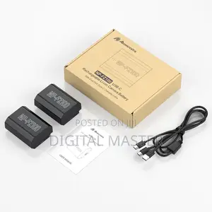 Powerextra 2 Pack Sony Np-fz100 Battery 2500mah (Usb-c)