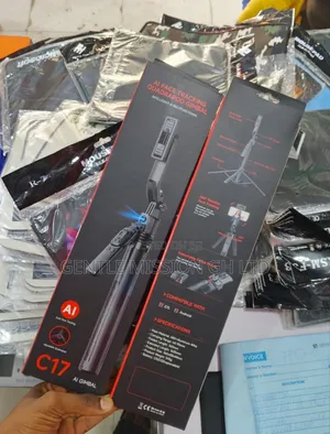 Ai Face Tracking Quadrapod Gimbal C17 Selfie Stick