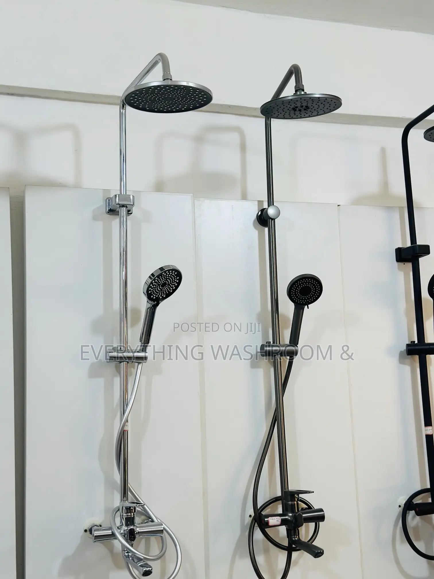 Long Shower Pole 3 in 1