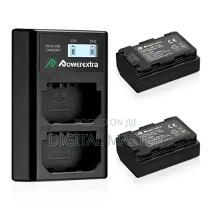 Powerextra 2 Pack Sony Np-fz100 Battery 2500mah