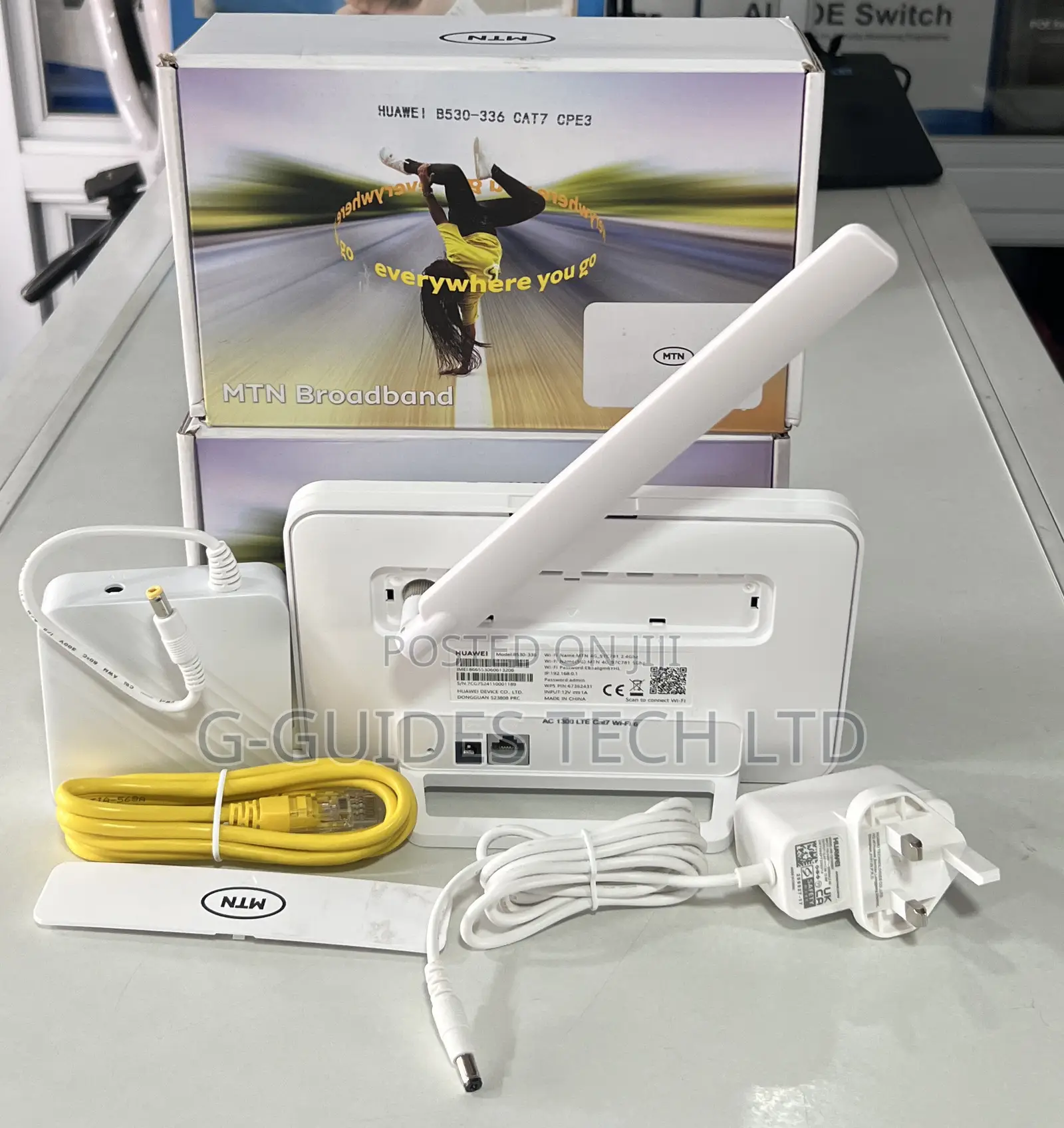 Huawei 4g Router Ac1300 Cat7 Wi-Fi 6 B530-336, MTN 4g Router