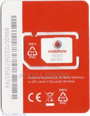 Vodafone/Telecel Landline Sim