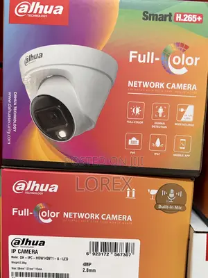 Dahua 4mp Ip Camera Full Color Audio Hdw1439t1-a-Led