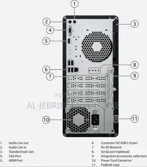 New Desktop Computer HP 290 G9 8GB Intel Core i3 SSD 512GB