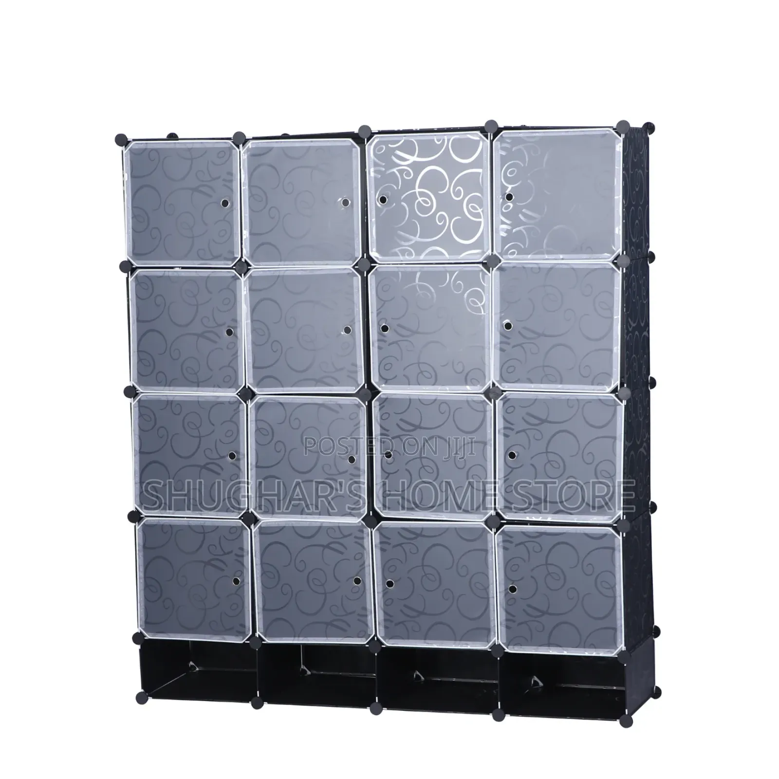 16 Cubes Plastic Wardrobe