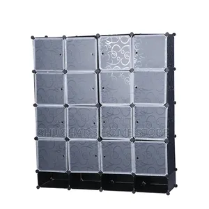 16 Cubes Plastic Wardrobe
