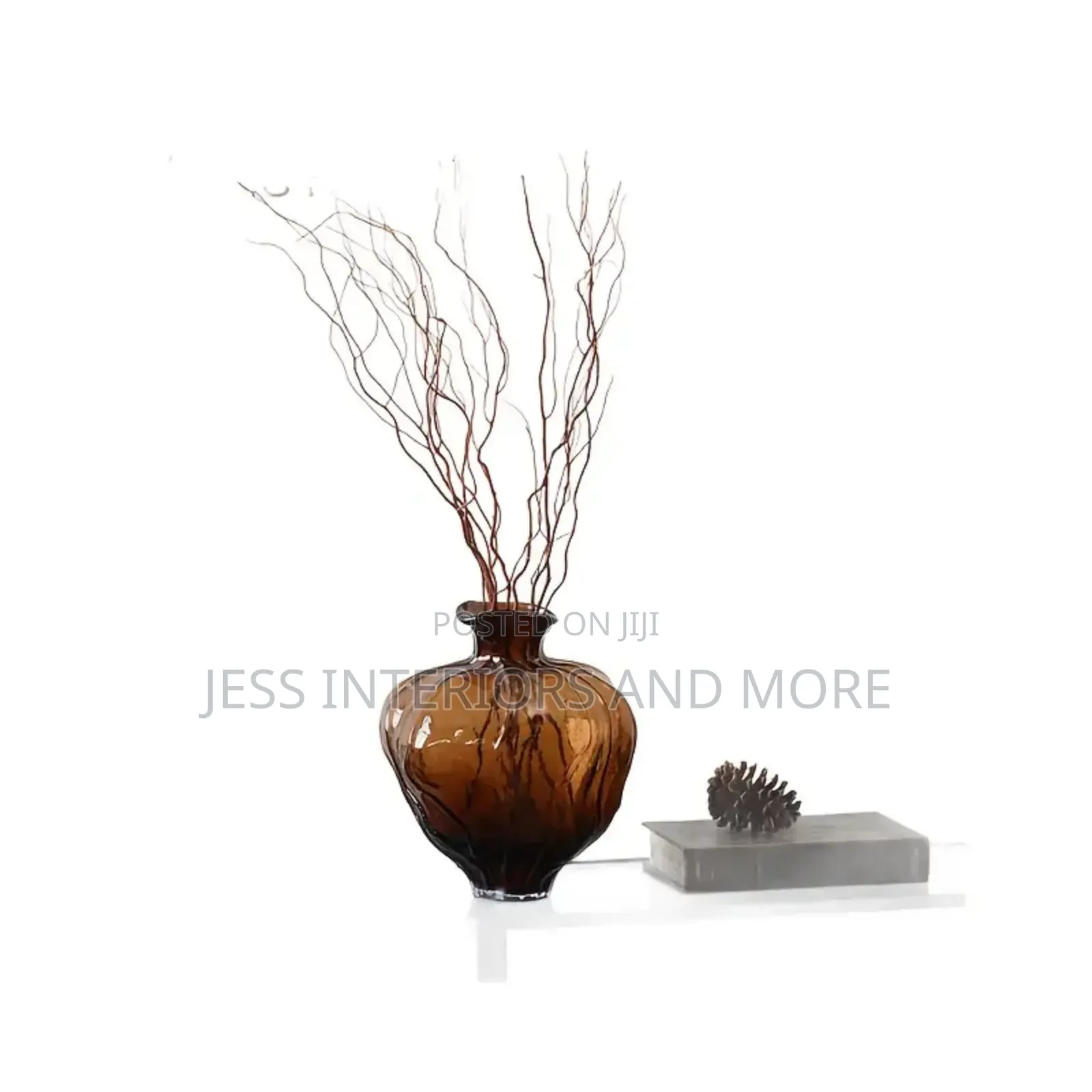 Flower Vase (Amber)