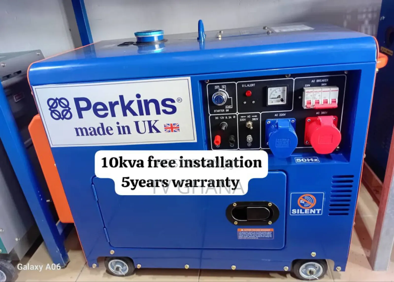 Quantum Vortex Perkins 10kva 13000watts Diesel Generator