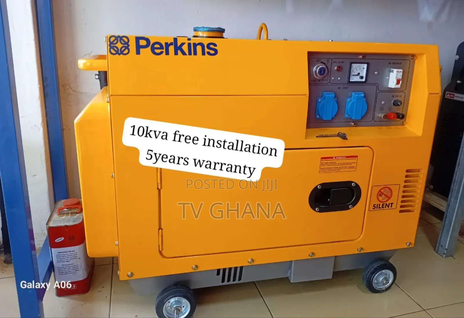 Grid Gen Perkins 10kva 13000watts Diesel Generator 10kva