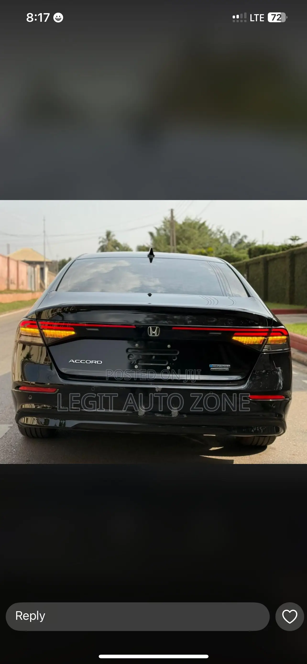 Honda Accord 2022,2023,2024, Taillights Available