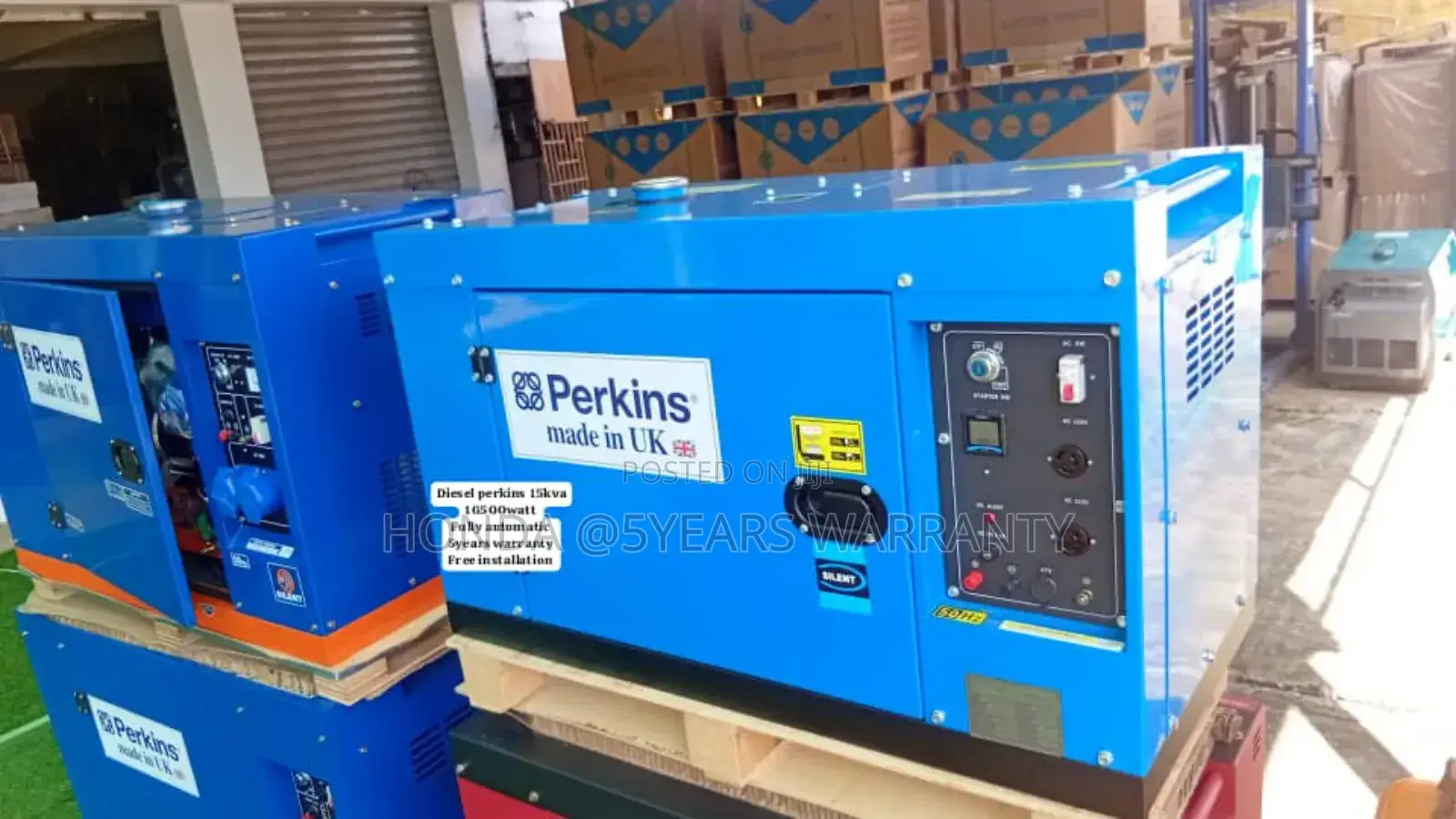 Energy Aura 15kva 16500wax Perkins Generator Fully Automatic
