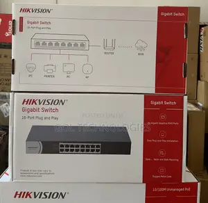 Hikvision 16port Gigabit Switch Ds-3e0516r-0 100/1000