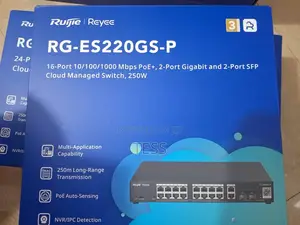 Ruijie 16port Gigabit Smart Cloud Managed Poe Switch Es220gs