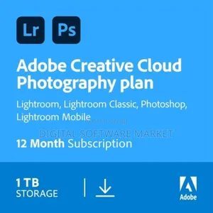 Adobe Photography Plan 1tb Storage 1year Redeem Code Pc/Mac