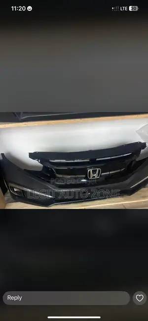Honda Civic 2019,2020, Front Bumper Complete