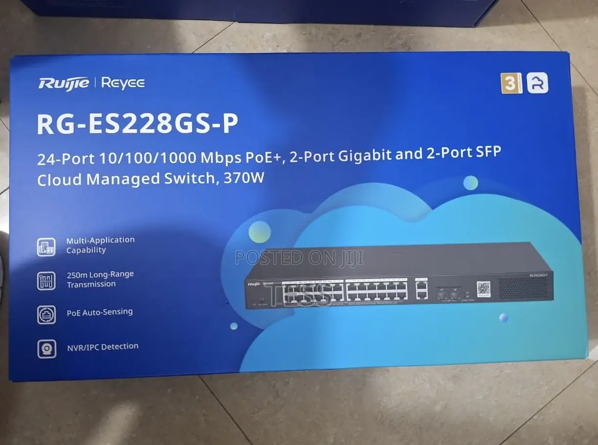 Ruijie Reyee 24port Gigabit Poe Switch Rg-Es228gs-P