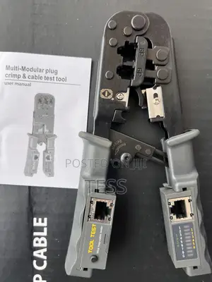 Crimping Tool With Network Lan Tester