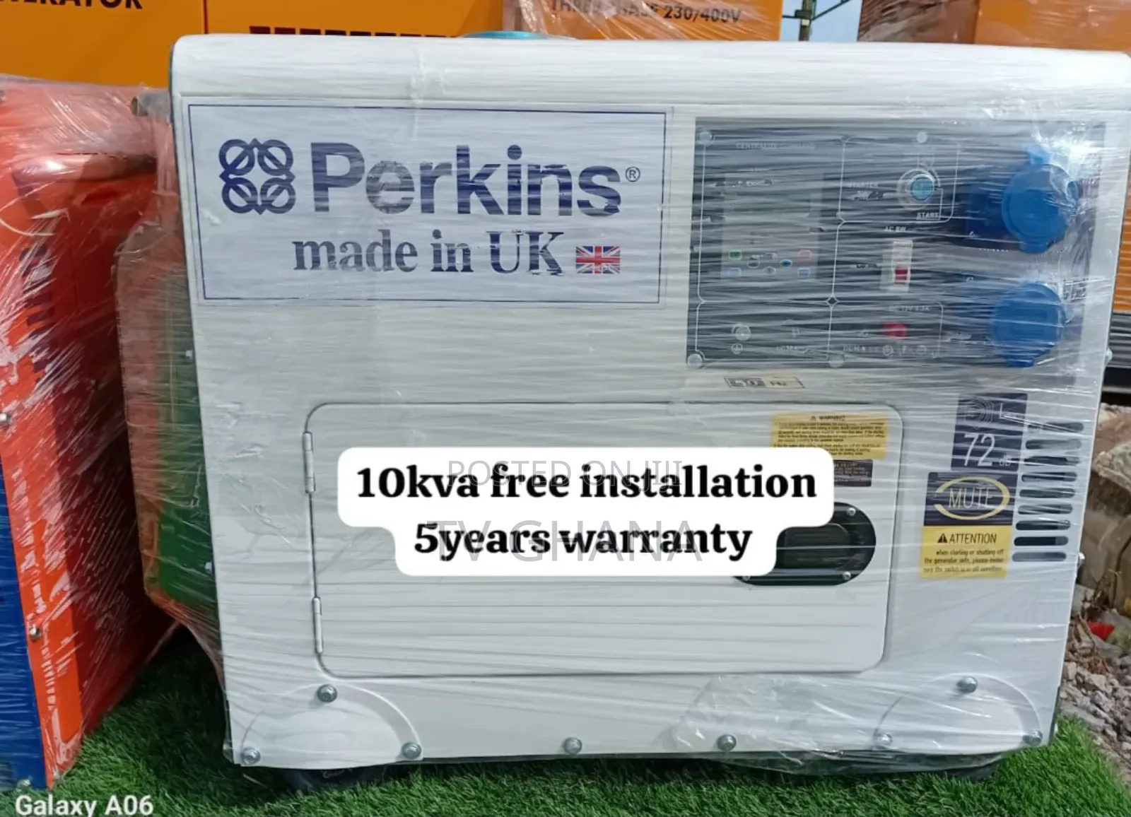 Perkins Sure Start 10kva Perkins Silent 10kva 13000wats Sile