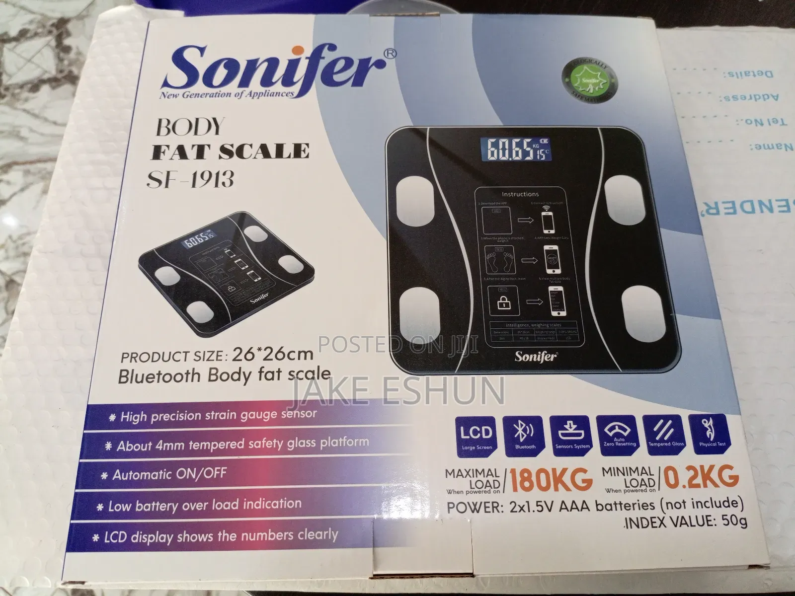 Bluetooth Digital Body Fat Scale