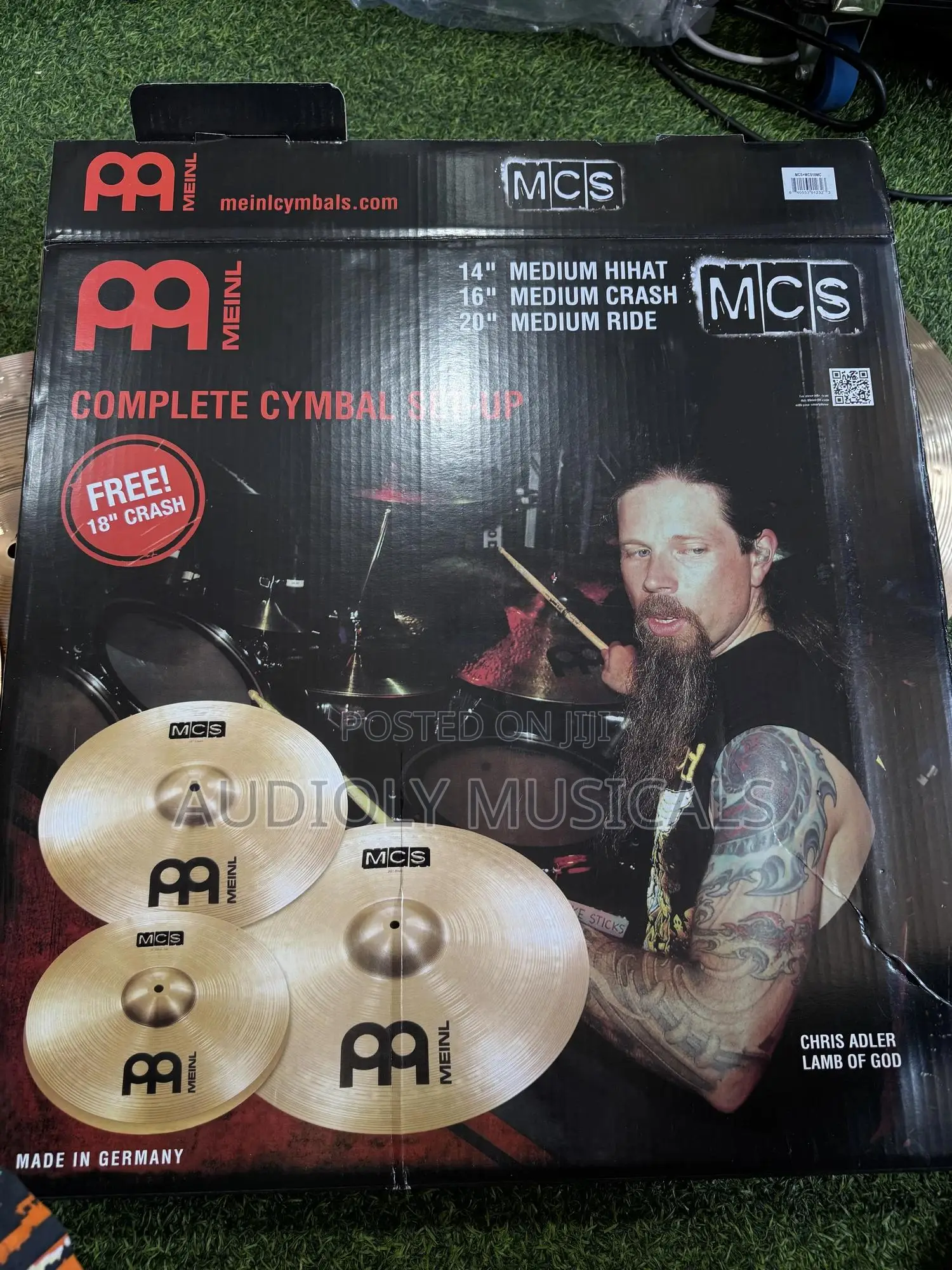 Meinl Cymbal Set With 20”18”16”14