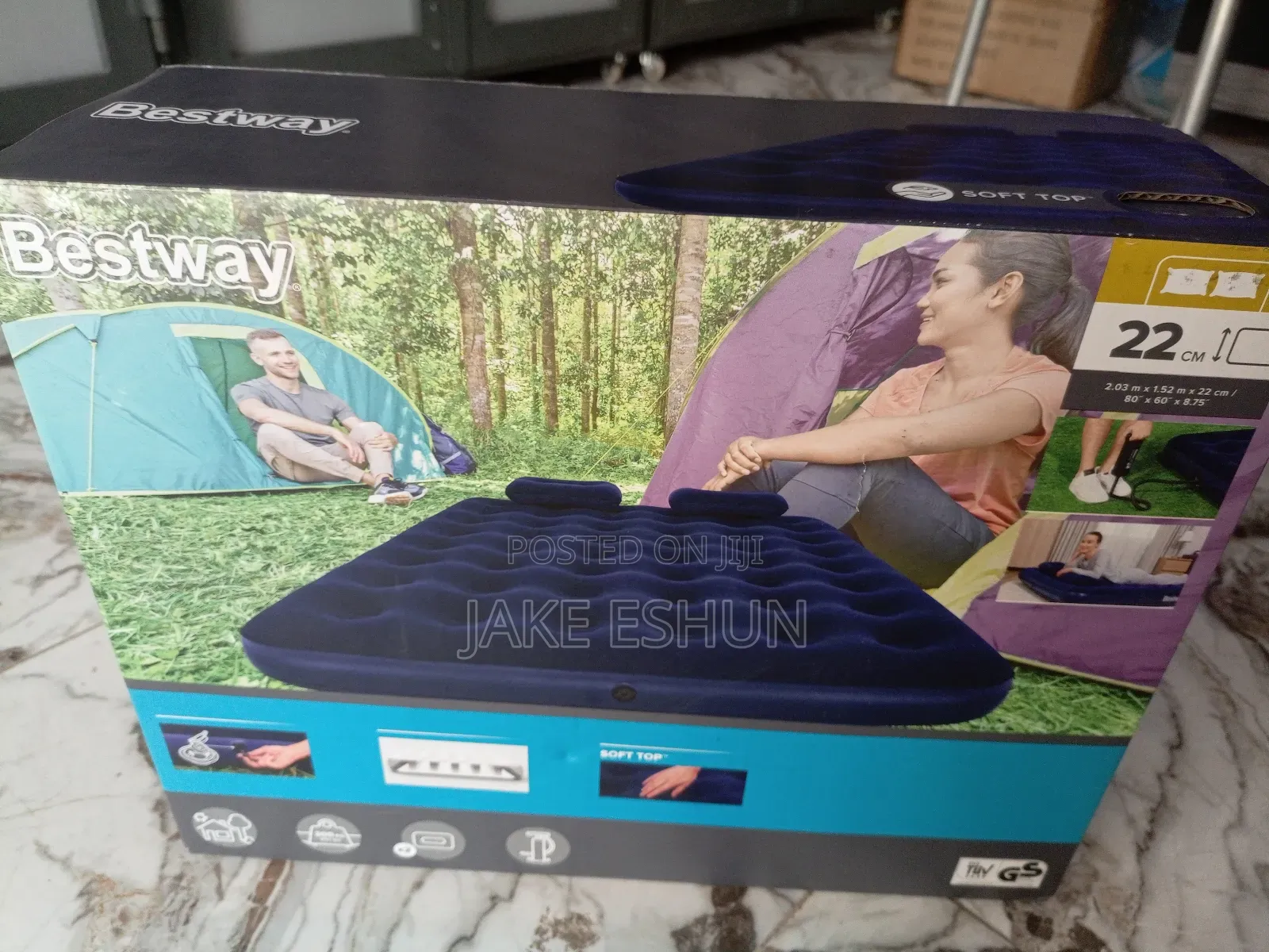 Durable Airbed With Pump