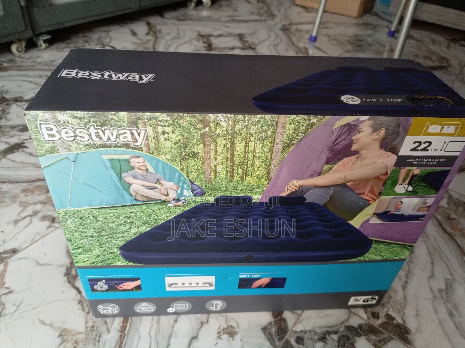 Durable Airbed With Pump