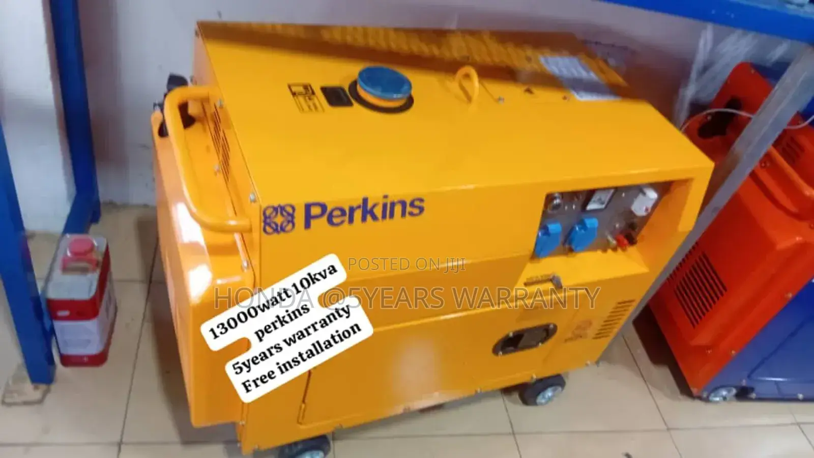 Power Force Energies Yellow Perkins 10kva 13000watt Diesel