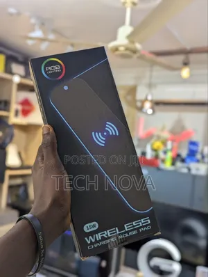 RGB Large Mousepad With Wireless Charging