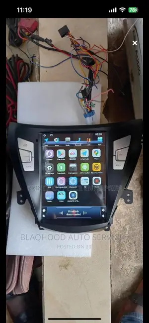 Hyundai Elantra 2012 2013 Long Android Screen Tesla Type