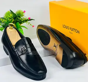 Louis Vuitton Loafers Black Men’S Shoe
