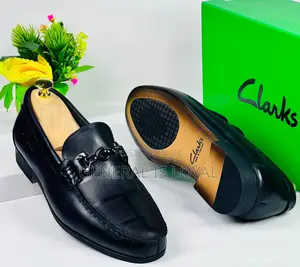 Clarks Black Loafers Men’S Shoe