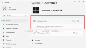 Windows 11 Pro Retail License Key 50 Pc Lifetime Validity
