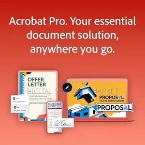 Adobe Acrobat Pro Dc 1 Year | Redeem Code Pc/Mac