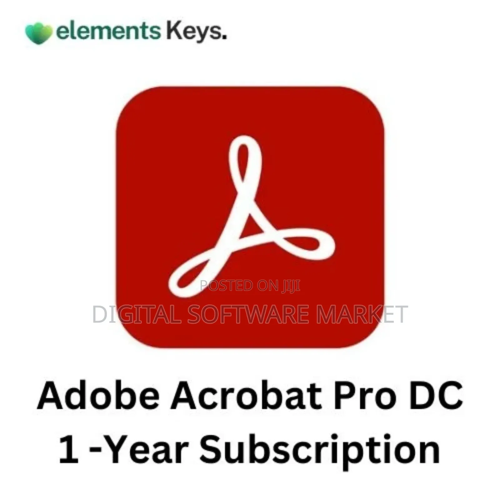 Adobe Acrobat Pro Dc (1-Year Subscription) Pc/Mac