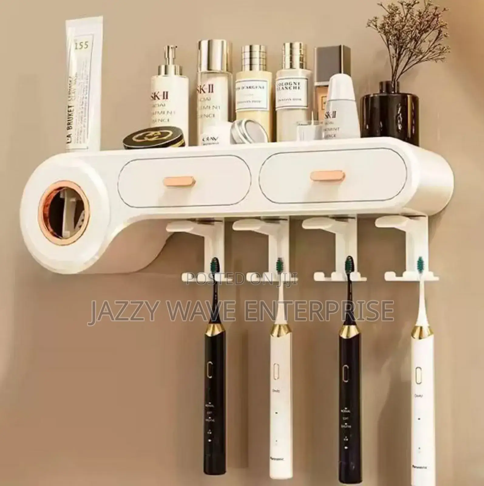 Brush and Tooth Paste Holder