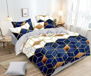 Luxurious Super Kingsize Duvet Set 7pcs (100% Cotton Touch )