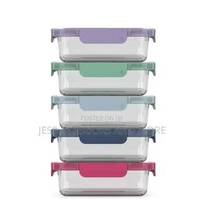 Ello Duraglass 5-Pack Glass Food Storage Containers