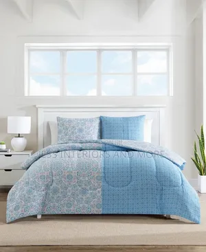 Rosalee 3-Pc Comforter Sets in Blue