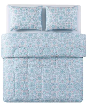 Rosalee 3-Pc Comforter Sets in Blue