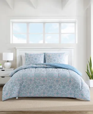 Rosalee 3-Pc Comforter Sets in Blue