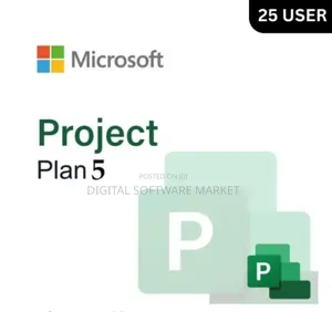 Microsoft Planner and Project Plan 5 for 25 User