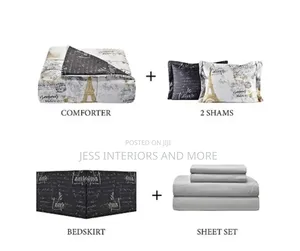 Paris Gold Reversible 8 Pc. Comforter Sets