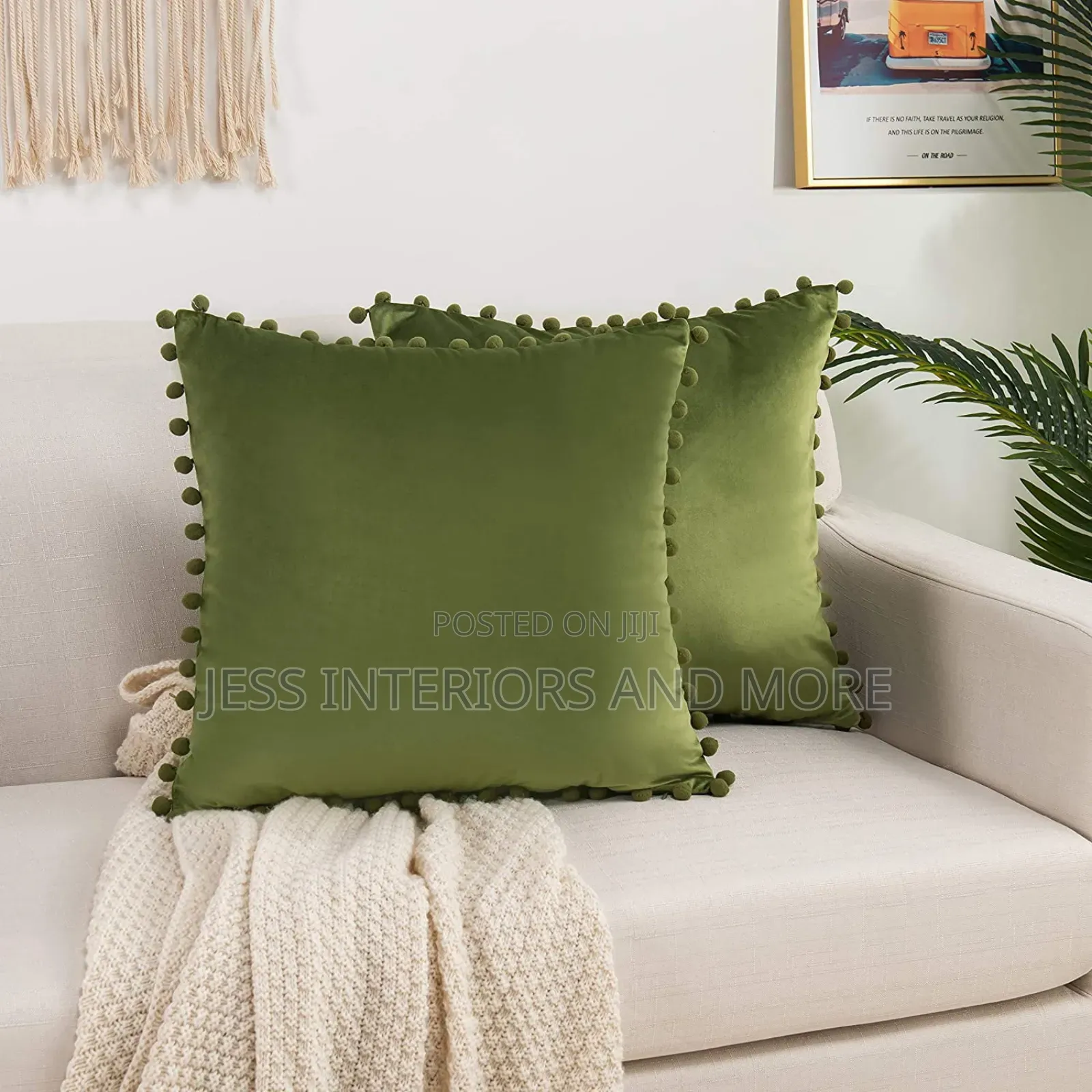 Throw Pillow (Green)