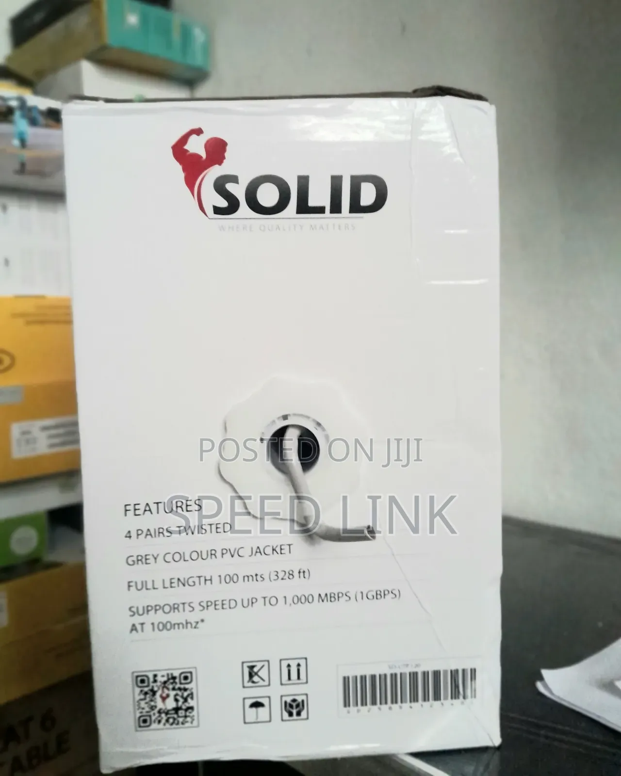 100meters Sold Utp Cat 6 Lan Cable