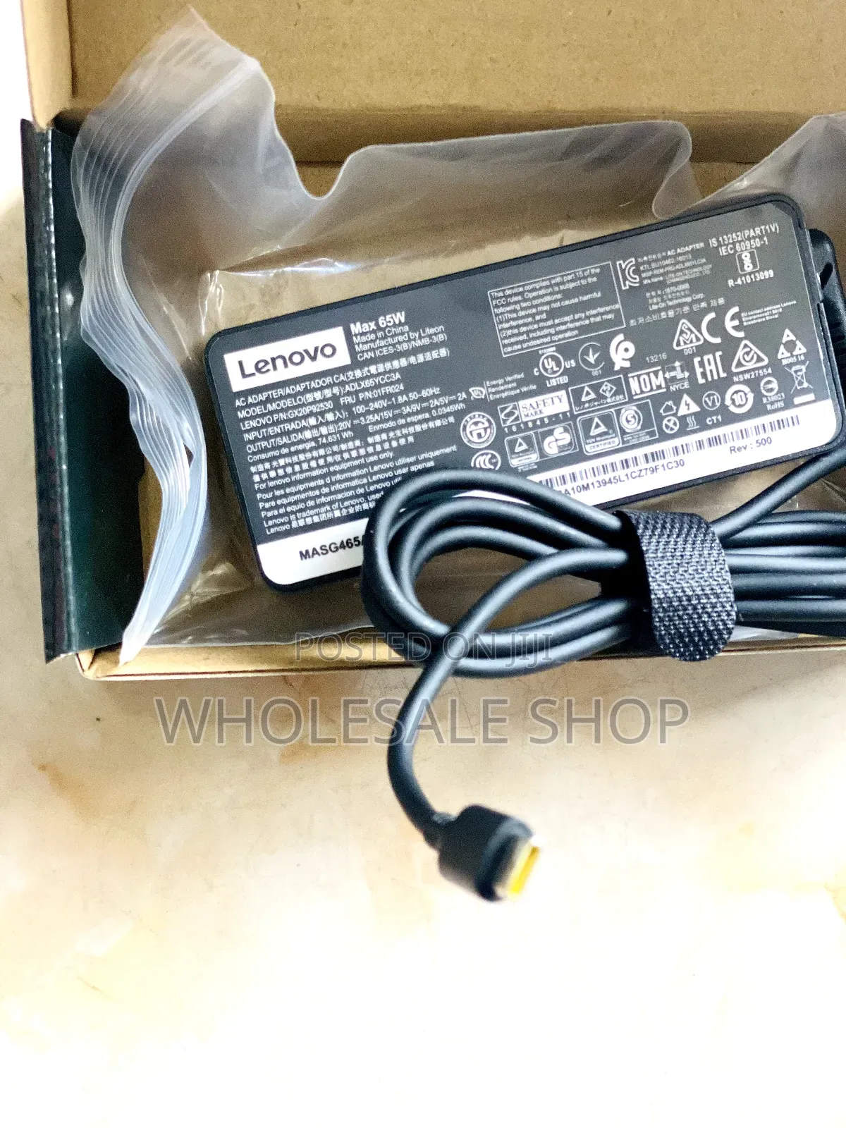 Lenovo Type -C Adapter (Lenovo Type C Charger)